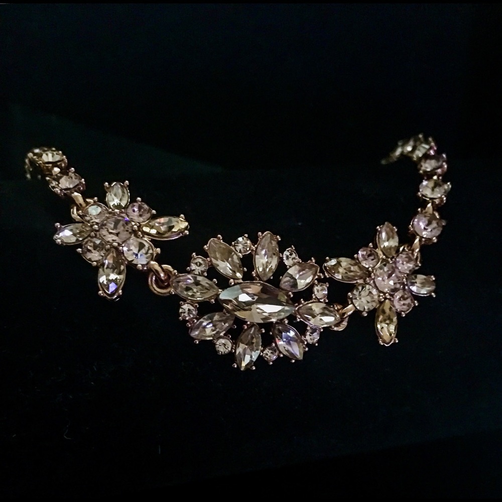 Givenchy Murray Crystal Cluster Bracelet